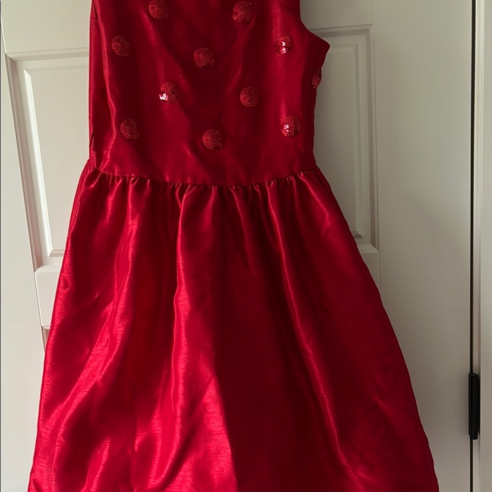 Elegant Red Kids Dress